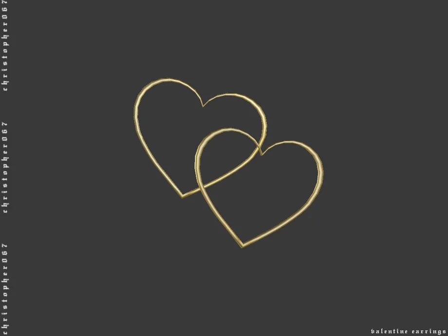 Valentine Earrings / Christopher067