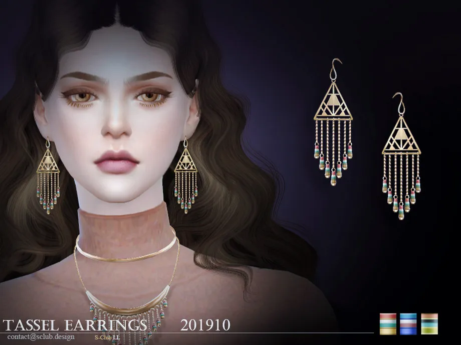 S-Club ts4 LL EARRINGS 201910