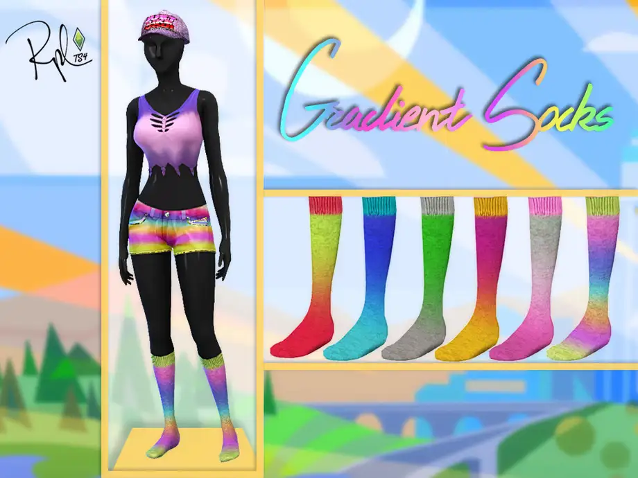 Gradient Socks