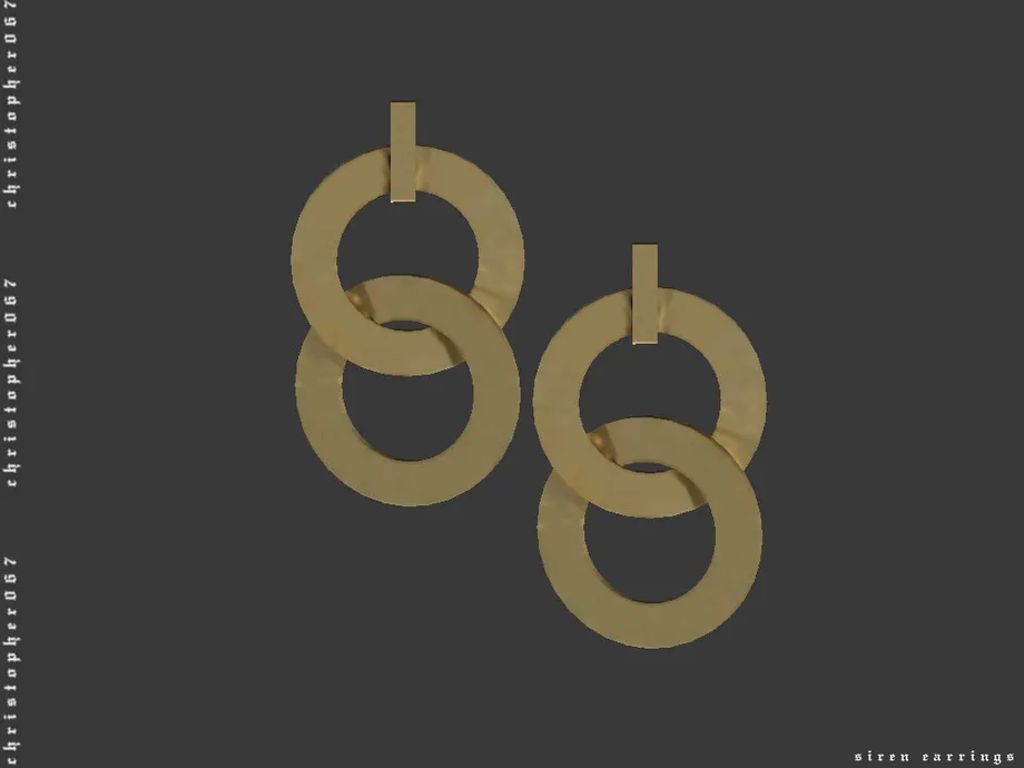 Siren Earrings / Christopher067
