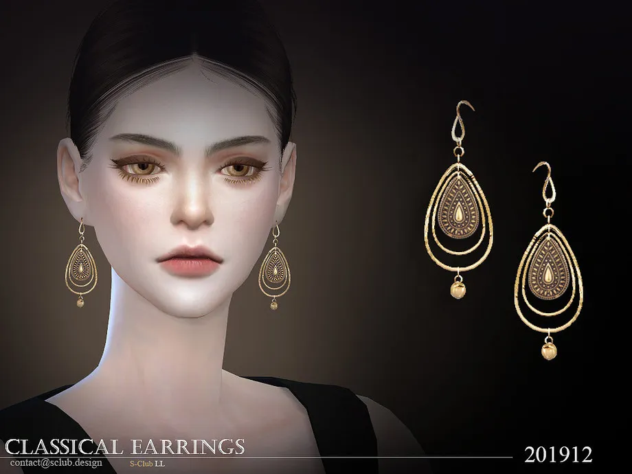 S-Club ts4 LL EARRINGS 201912