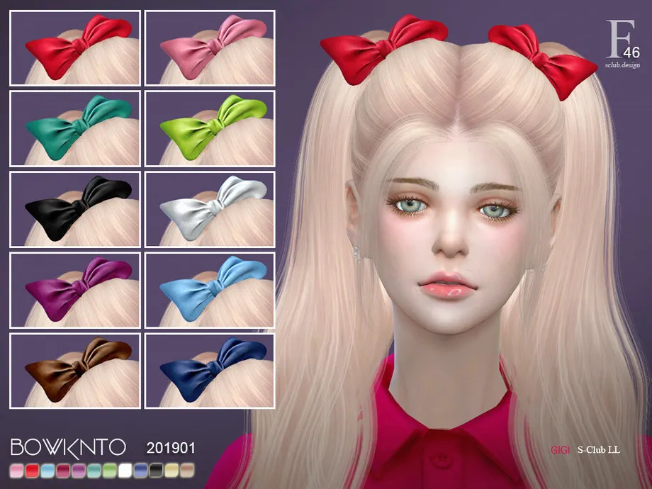 S-Club ts4 LL bowknot 201901