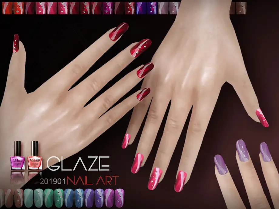 S-Club ts4 LL Nails 201901