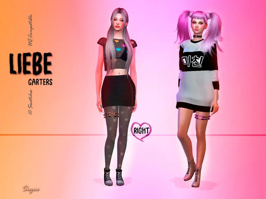 Liebe Garter Right