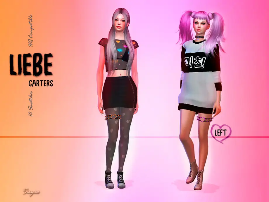 Liebe Garter Left