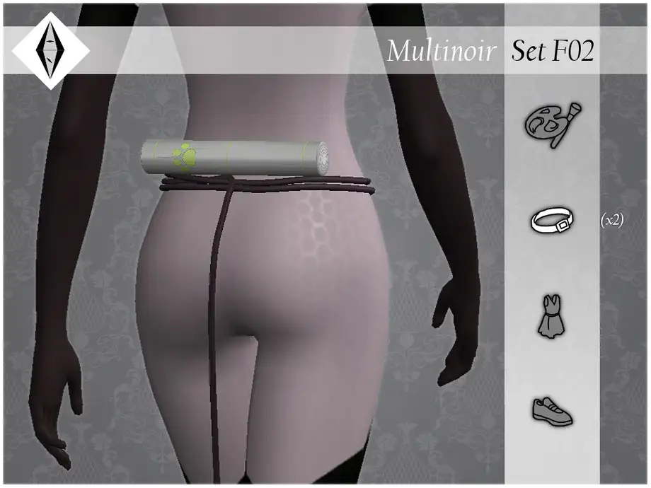 Multinoir - SetF02 - Ring - Baton