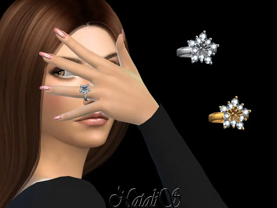 NataliS_Winter flower ring