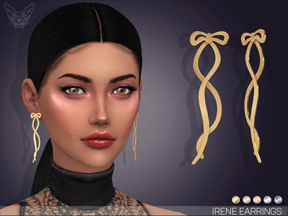 Irene Bow Earrings