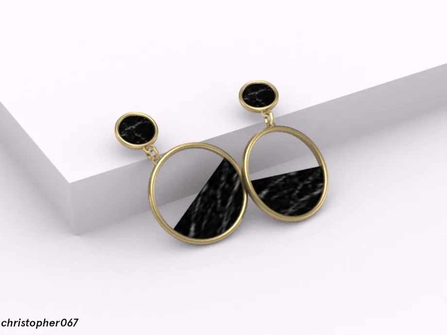 Material Girl Earrings / Christopher067