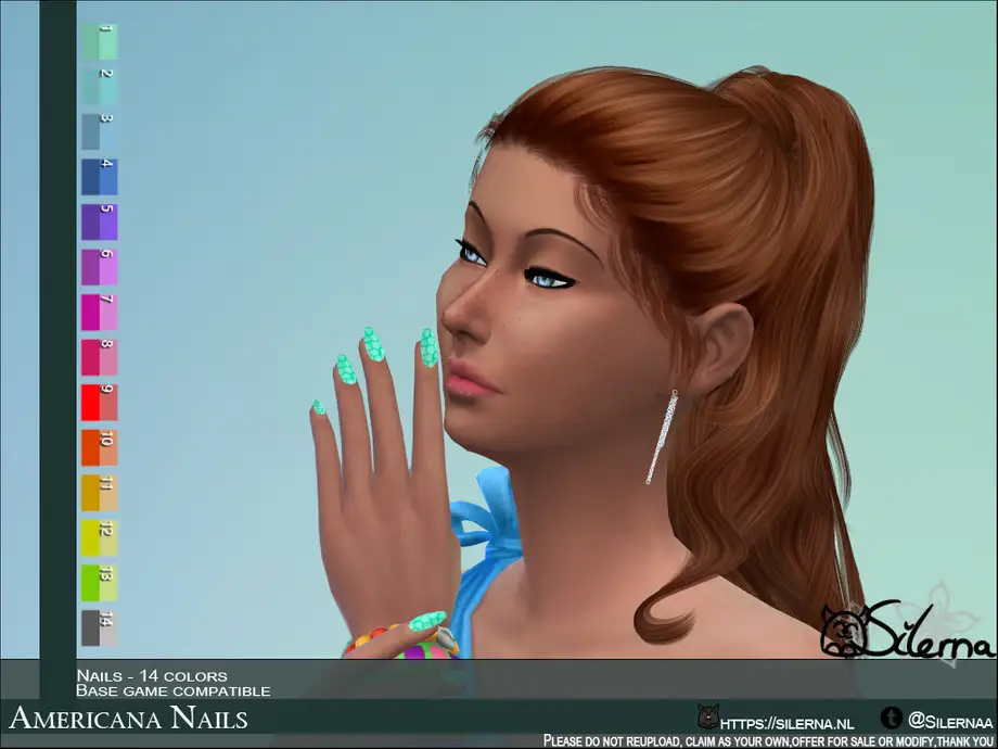 Americana Nails