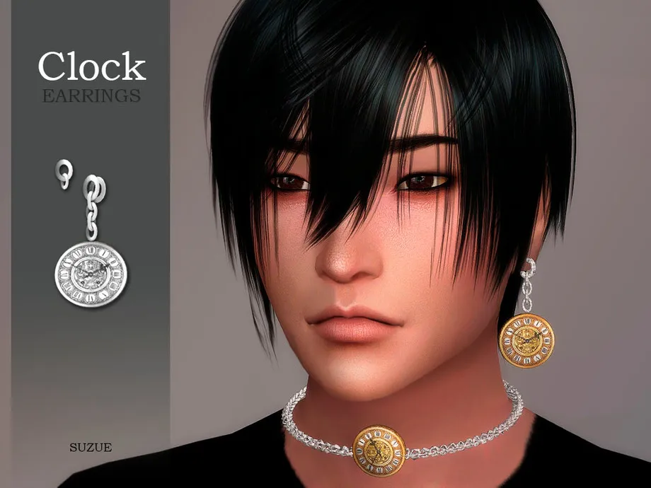 Clock Earring