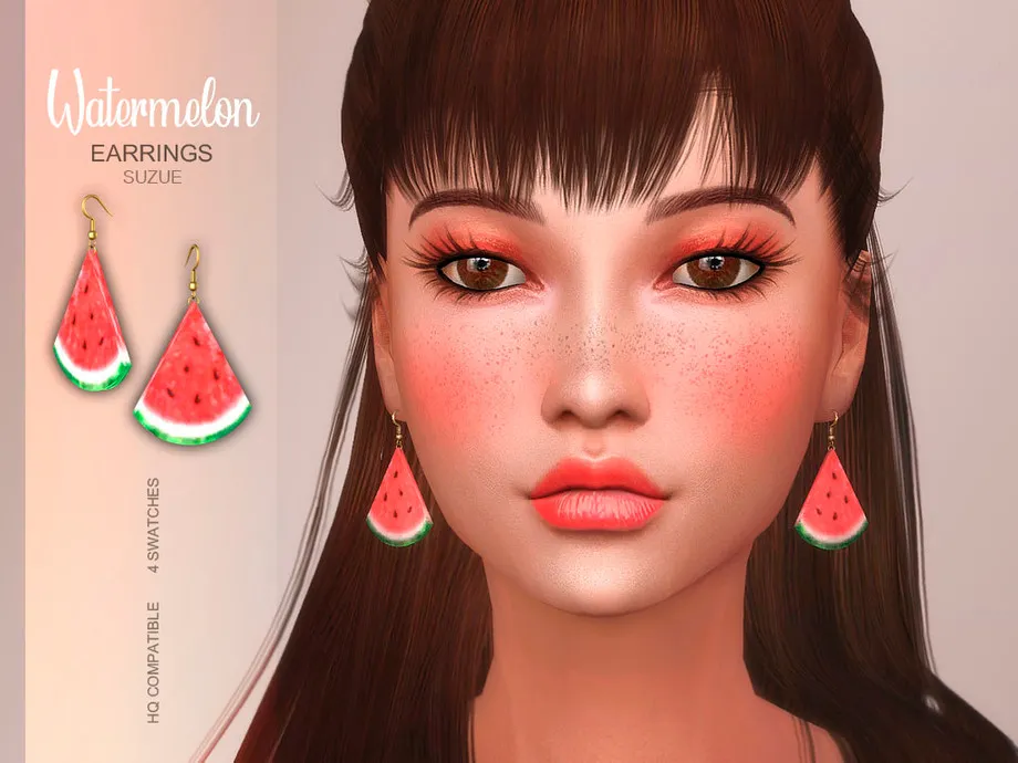 Watermelon Earrings