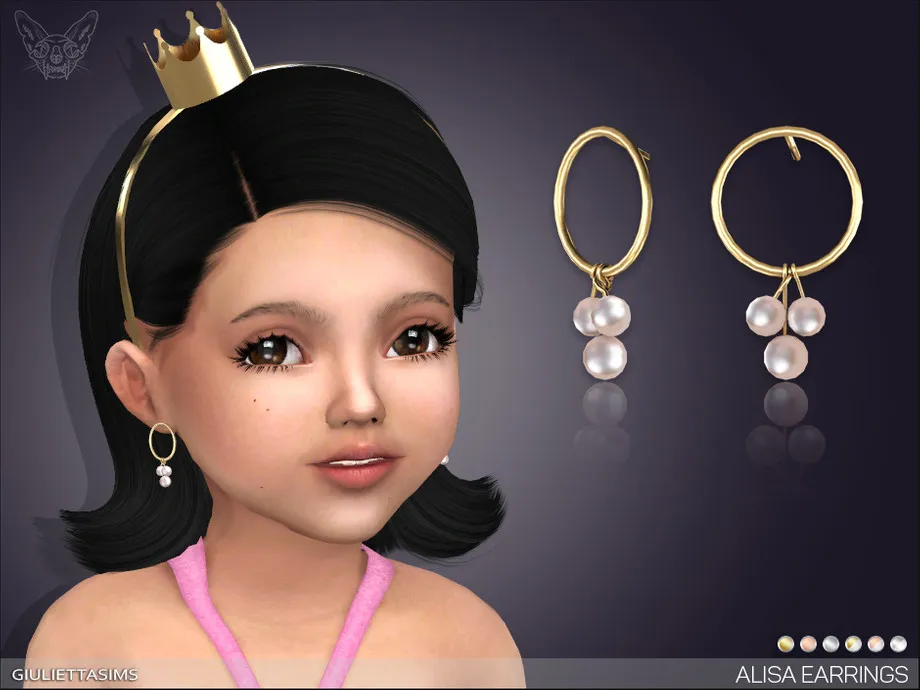 Alisa Earrings For Toddlers