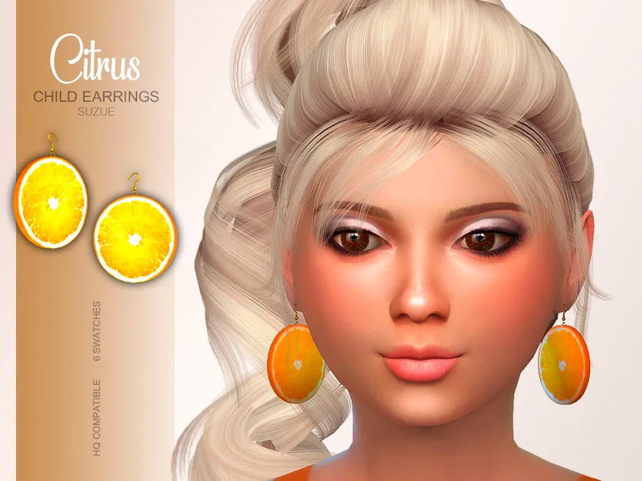 Citrus Earrings Child