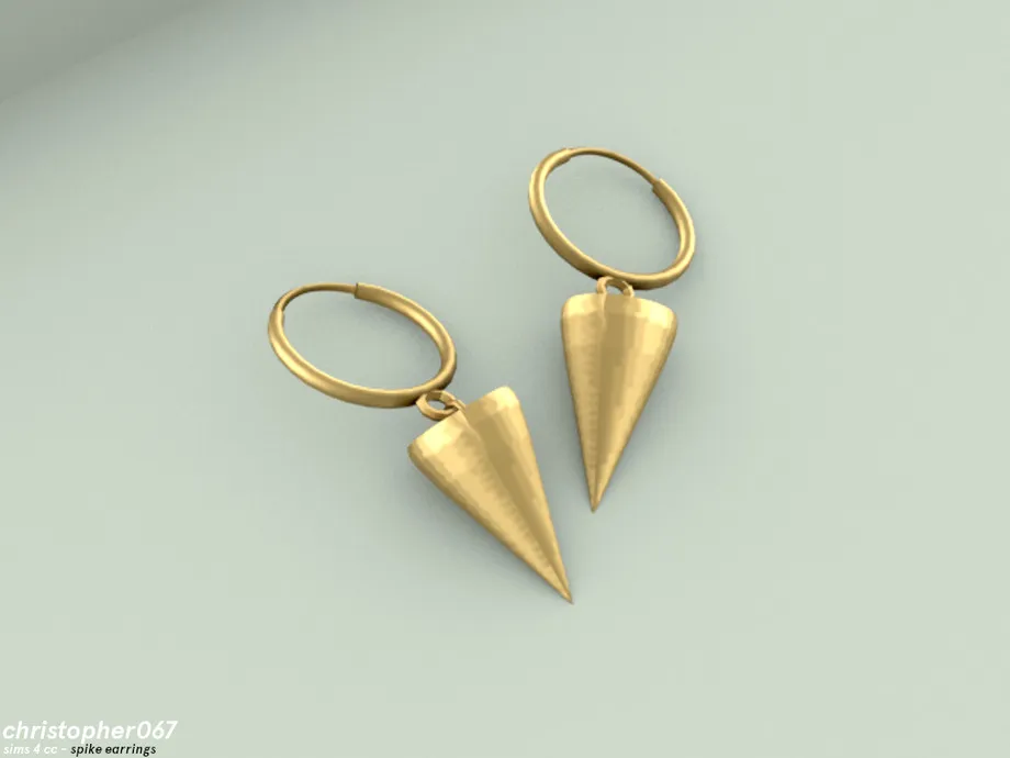 w-920h-690-3173294.jpg Spike Earrings / Christopher067 - Image 1