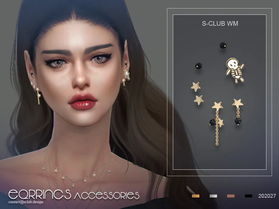 S-Club ts4 WM EARRINGS 202027
