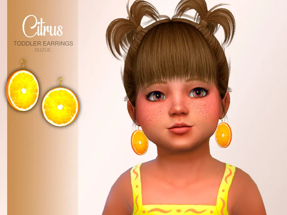 Citrus Earrings Toddler