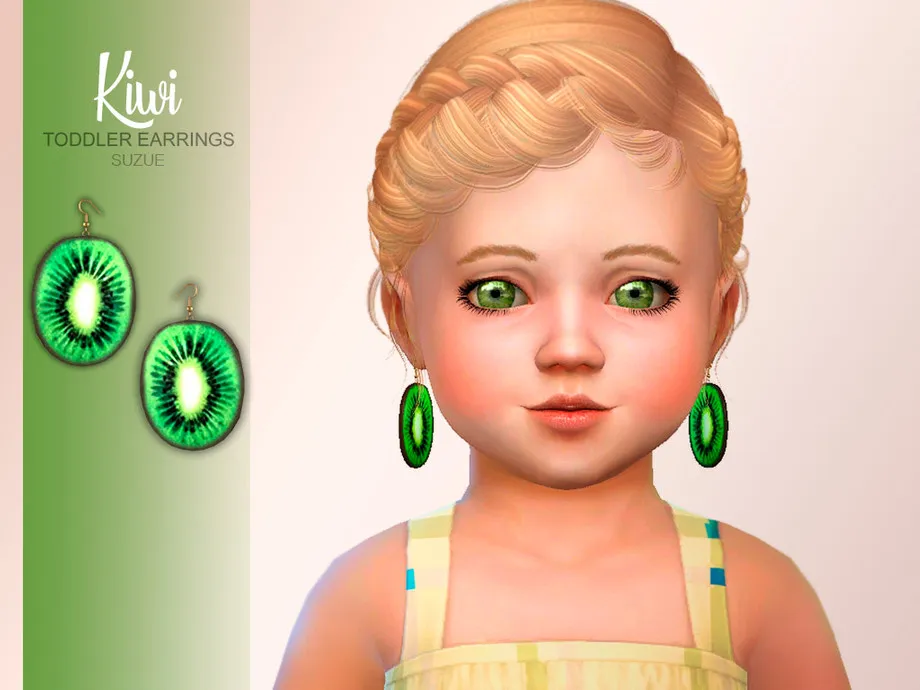Kiwi Earrings Toddler