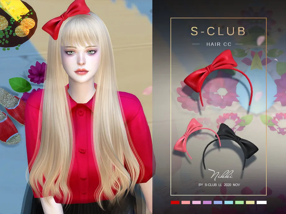 S-Club LL ts4 Hair ACC 202016