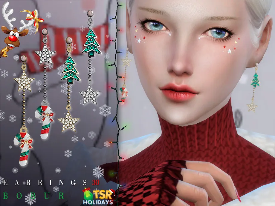 Holiday Wonderland - Earrings 30 by Bobur