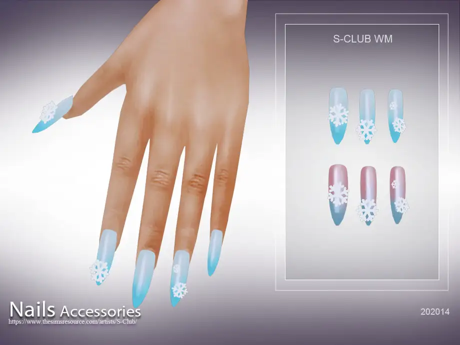 S-Club ts4 WM Nails 202014 New mesh