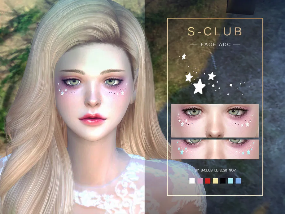 S-Club LL ts4 face Acc 202002(HAT)