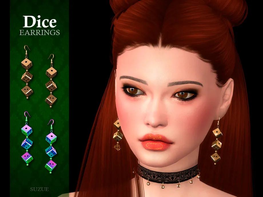 Dice Earrings