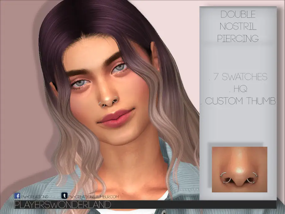 Double Nostril Piercing