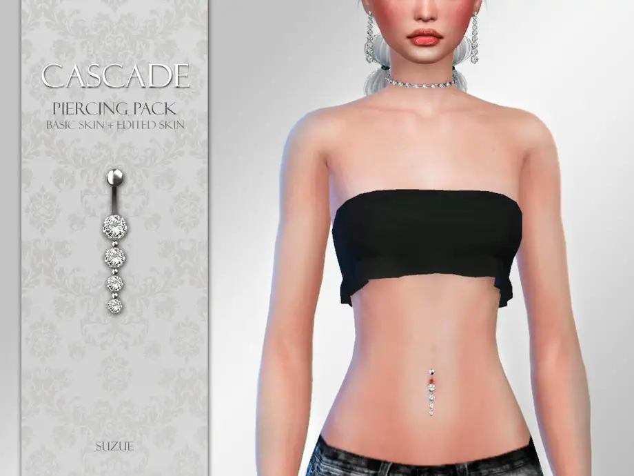 Cascade Belly Piercing