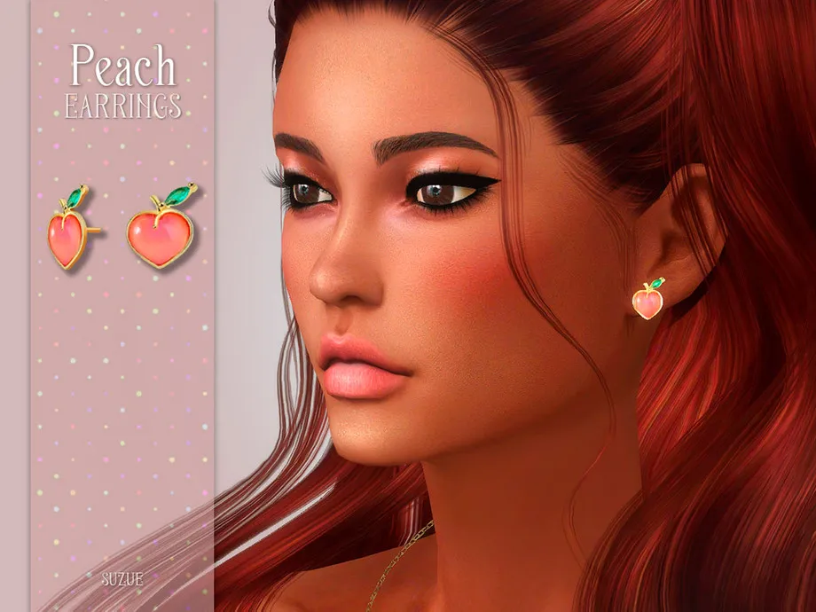 Peach Earrings