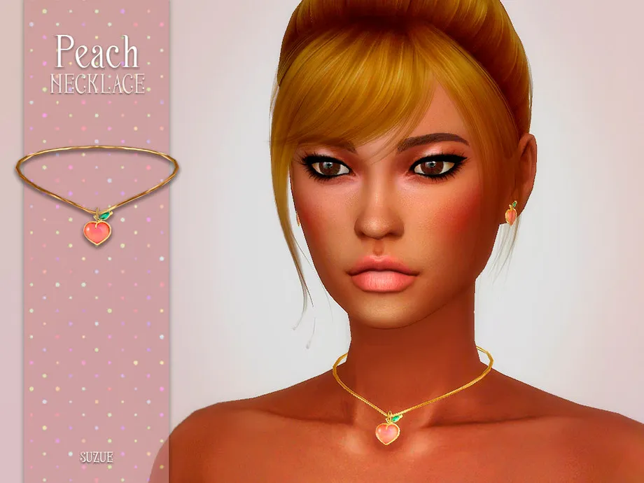 Peach Necklace