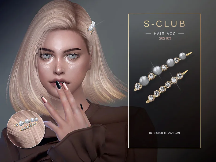 S-Club LL ts4 Hair ACC 202103
