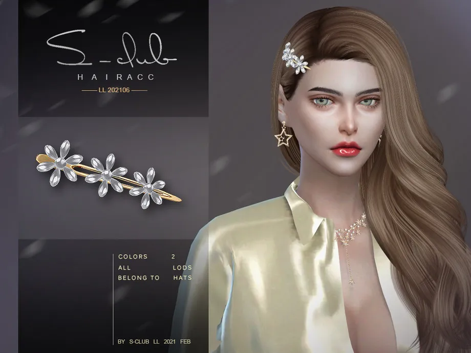 S-Club LL ts4 Hair ACC 202106