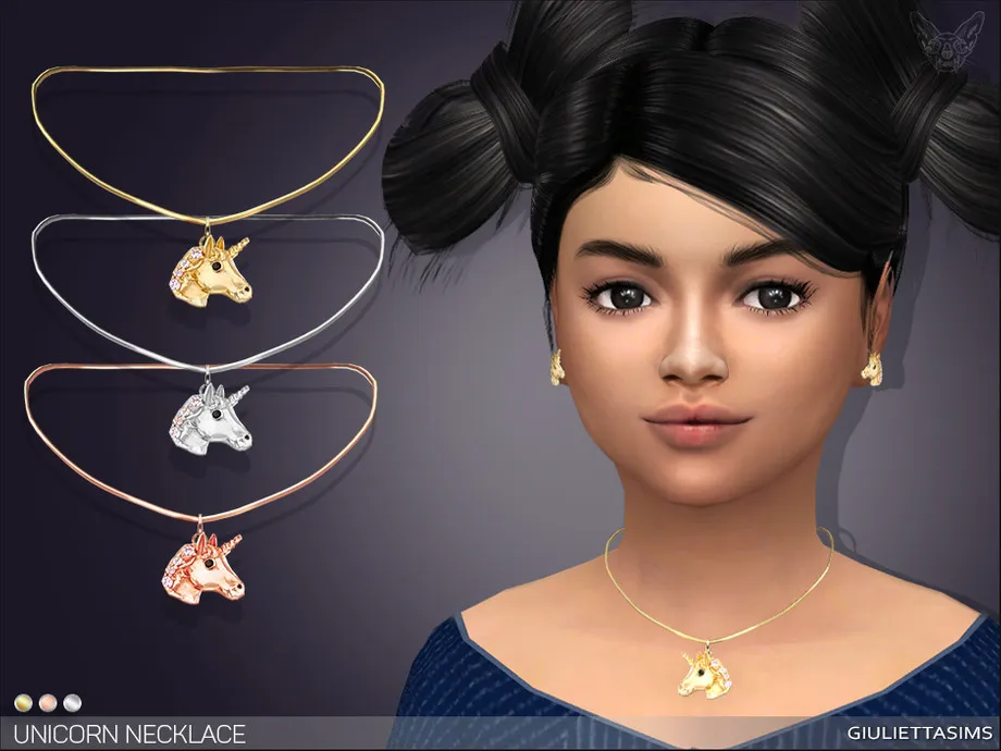 Unicorn Necklace For Kids