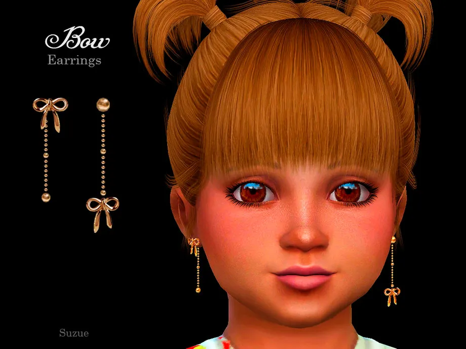 Bow Earrings Toddler