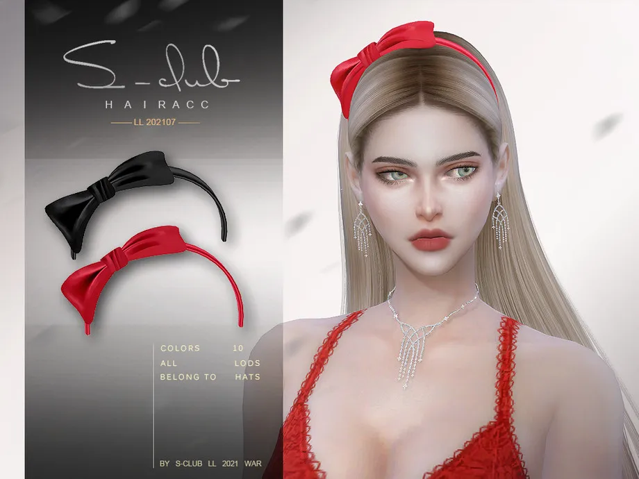 S-Club LL ts4 Hair ACC 202107