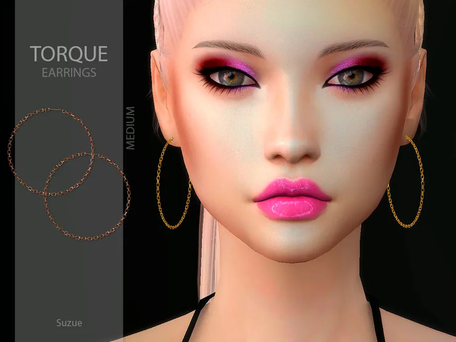 Torque Medium Earrings (Patreon)