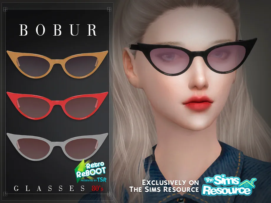 Bobur Retro ReBOOT Glasses 80s