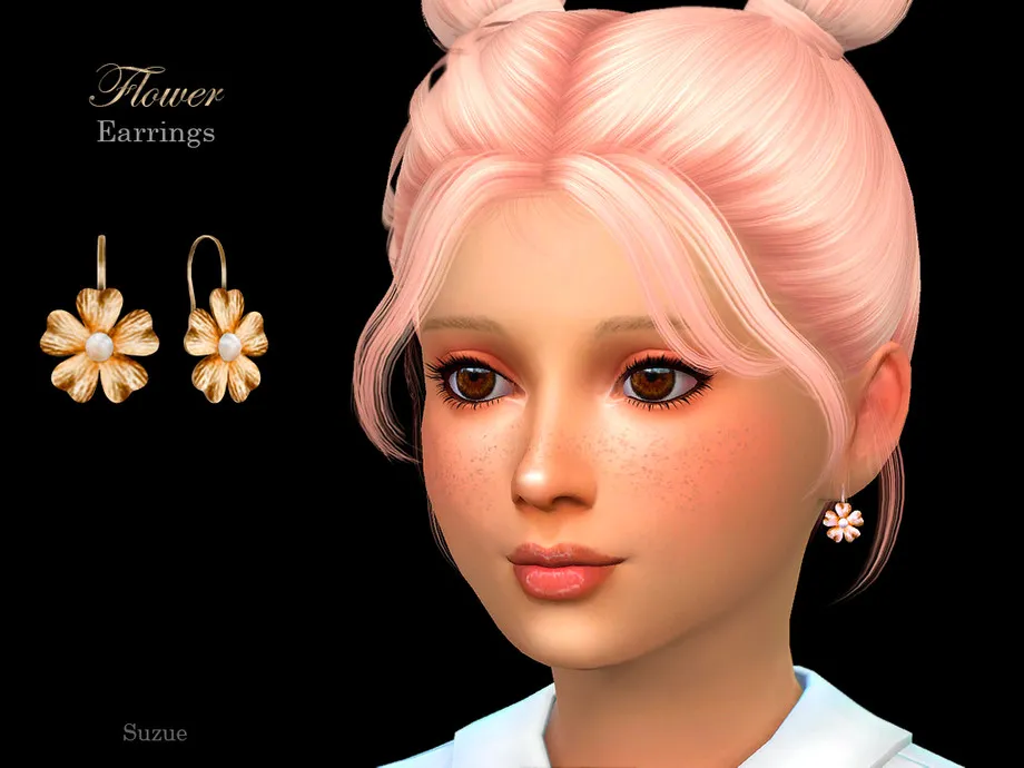 Flower Earrings Child