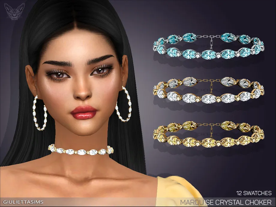 Marquise Crystal Choker