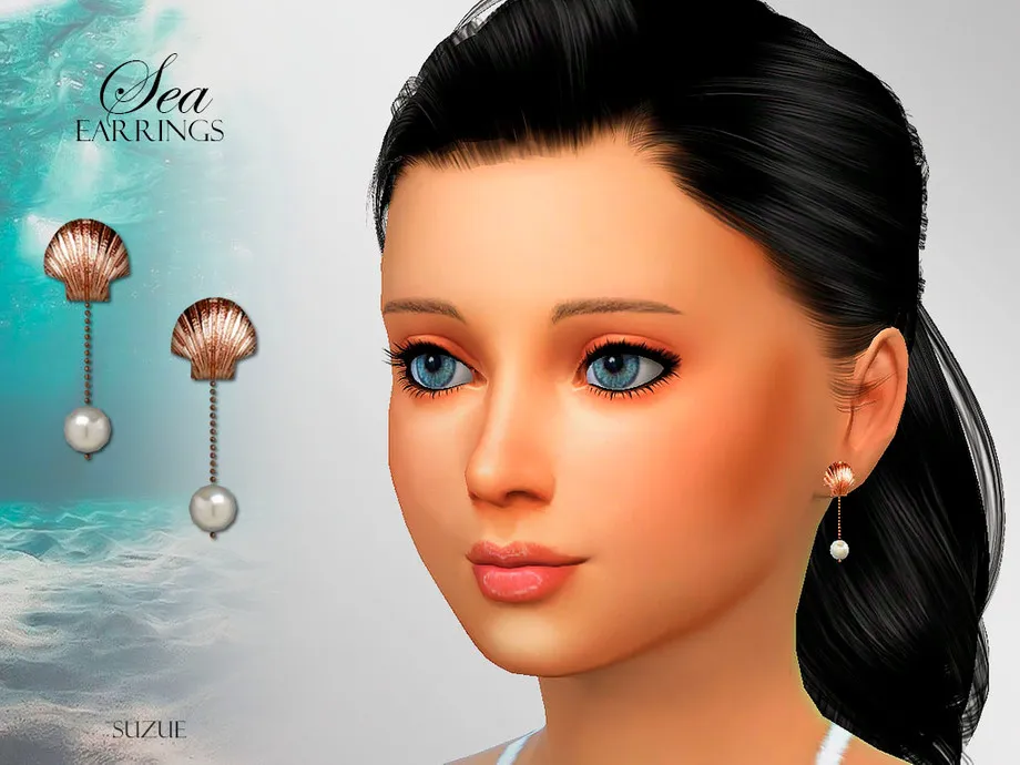 Sea Earrings Child