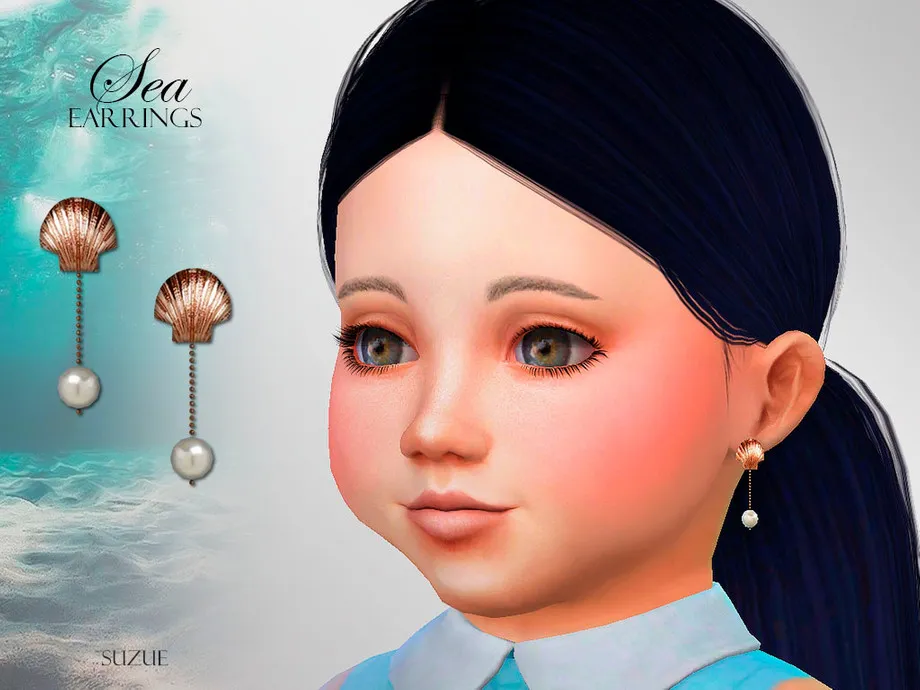 Sea Earrings Toddler