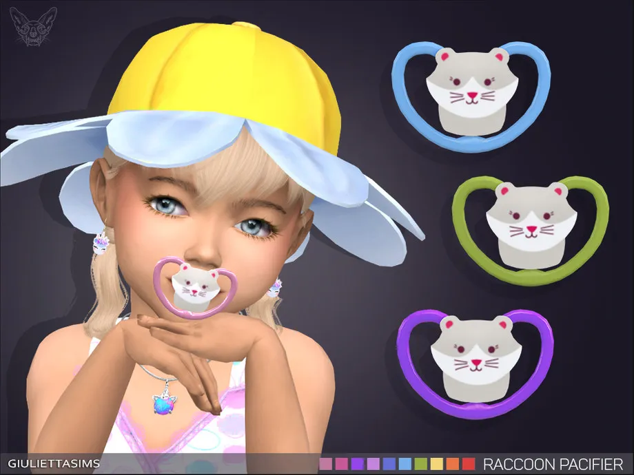 Raccoon Pacifier (brow ring category)