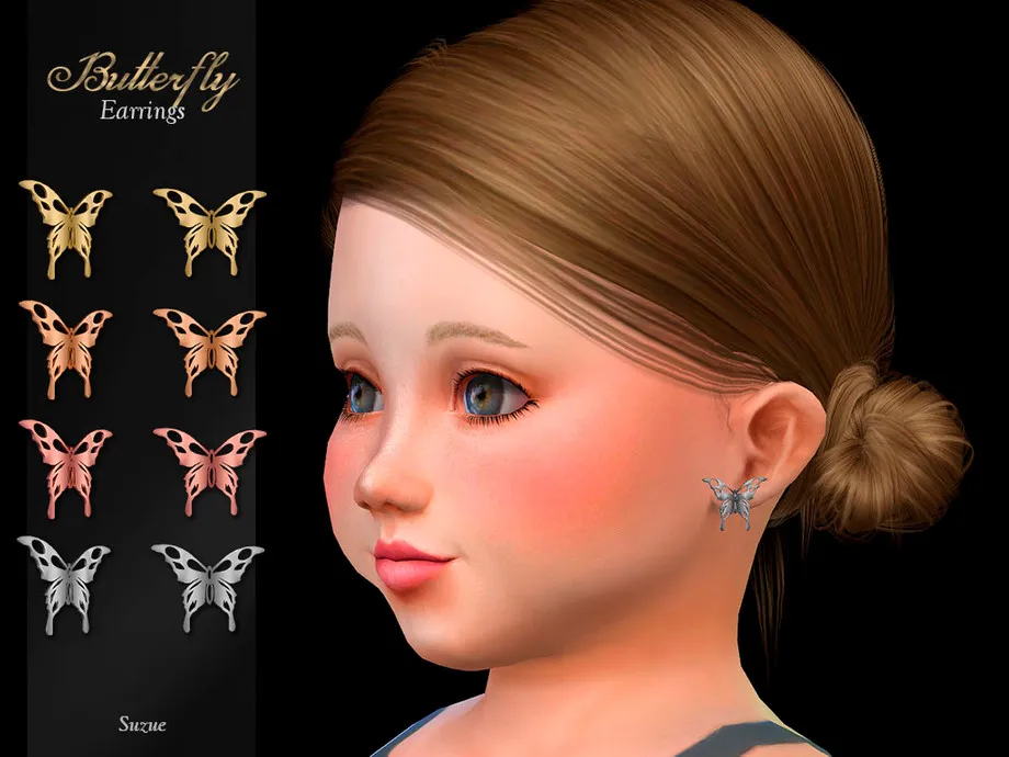 Butterfly Earrings Toddler