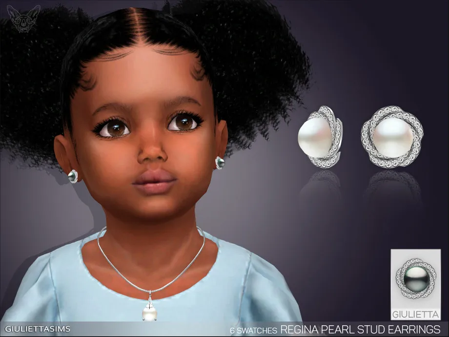 Regina Pearl Earrings For Toddlers