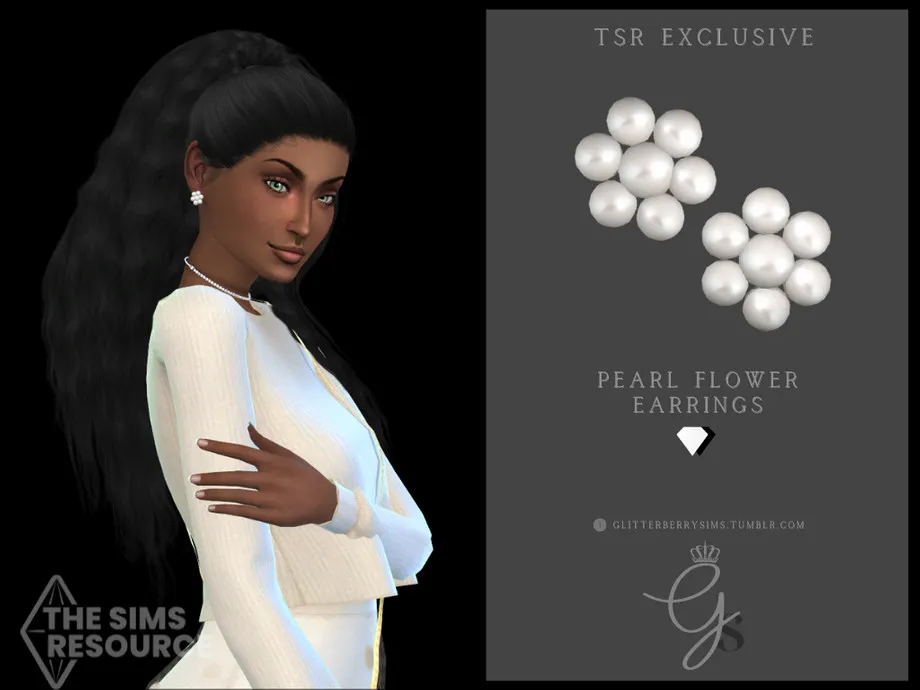 Pearl Flower Earrings