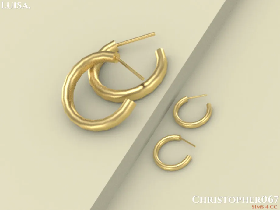 Luisa Earrings Small / Christopher067