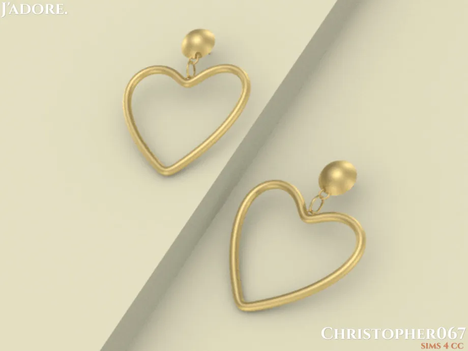 J'adore Earrings / Christopher067