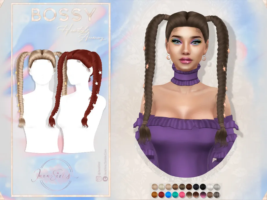 JavaSims- Bossy (Braid Accessories)