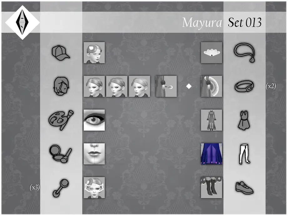 Mayura - Set013 - Tights